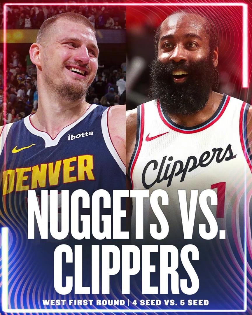 帶隊(duì)的神！哈登率快船鎖定西部第5，生涯從未缺席過(guò)季后賽！